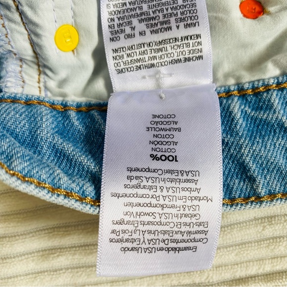 MOTHER Denim SNACKS High Waisted Twizzy Skimp Just A Nibble Light Wash Jeans 27 - Picture 13 of 15